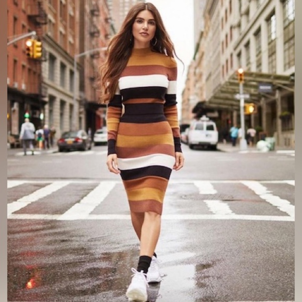 Express x Negin Mirsalehi (skirt + sweater)